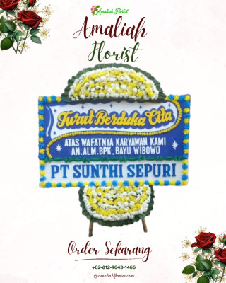 Papan Bunga Duka di Larangan Selatan